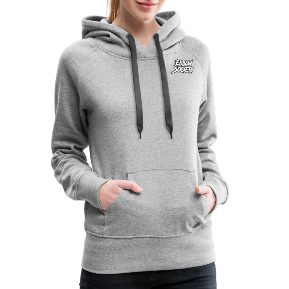 Damen Hoodie - Grau meliert