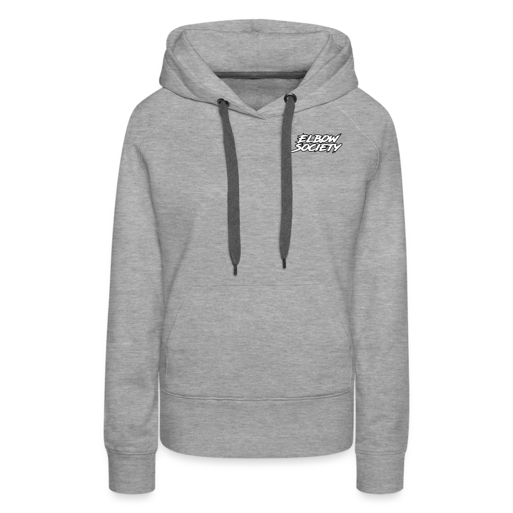 Damen Hoodie - Grau meliert