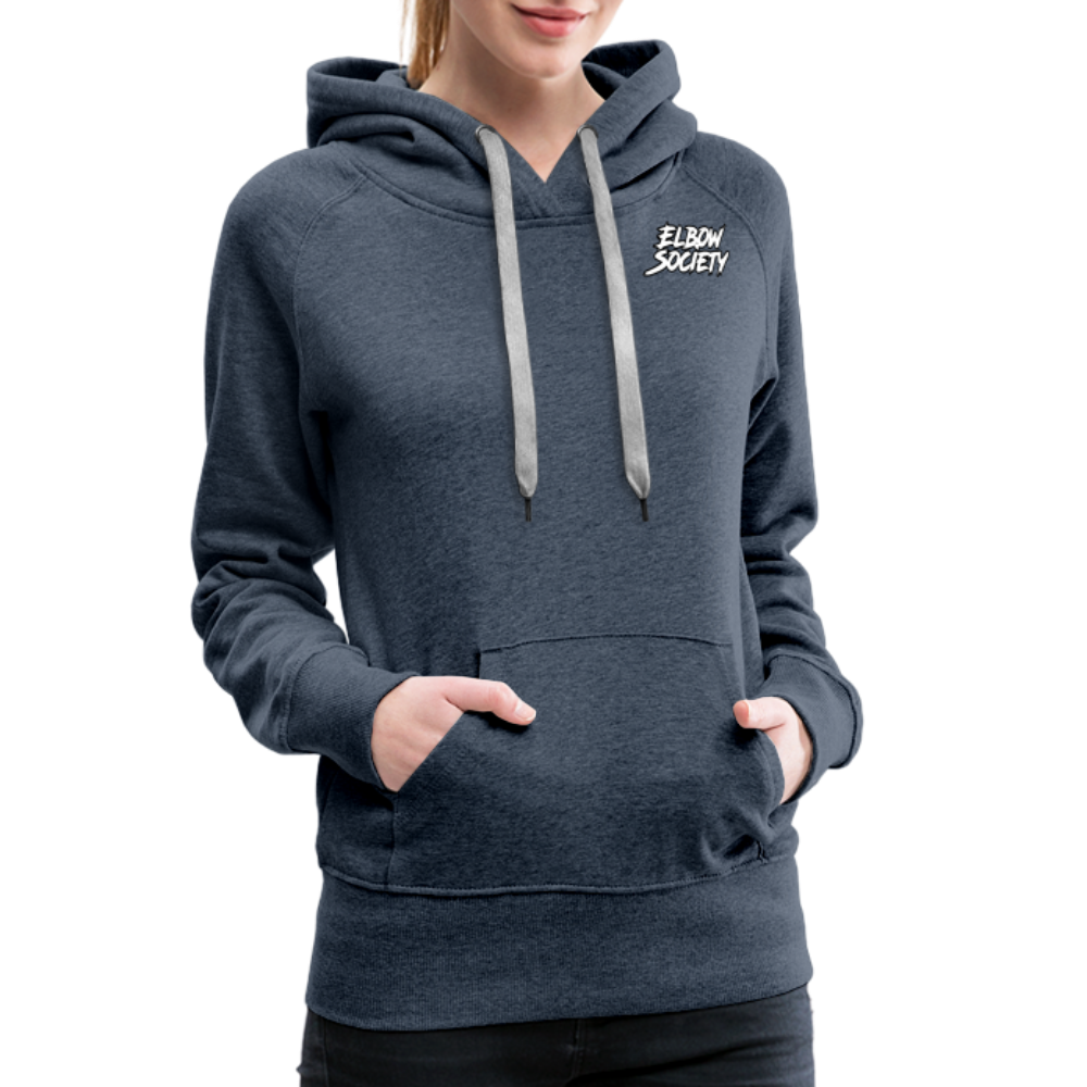 Damen Hoodie - Jeansblau